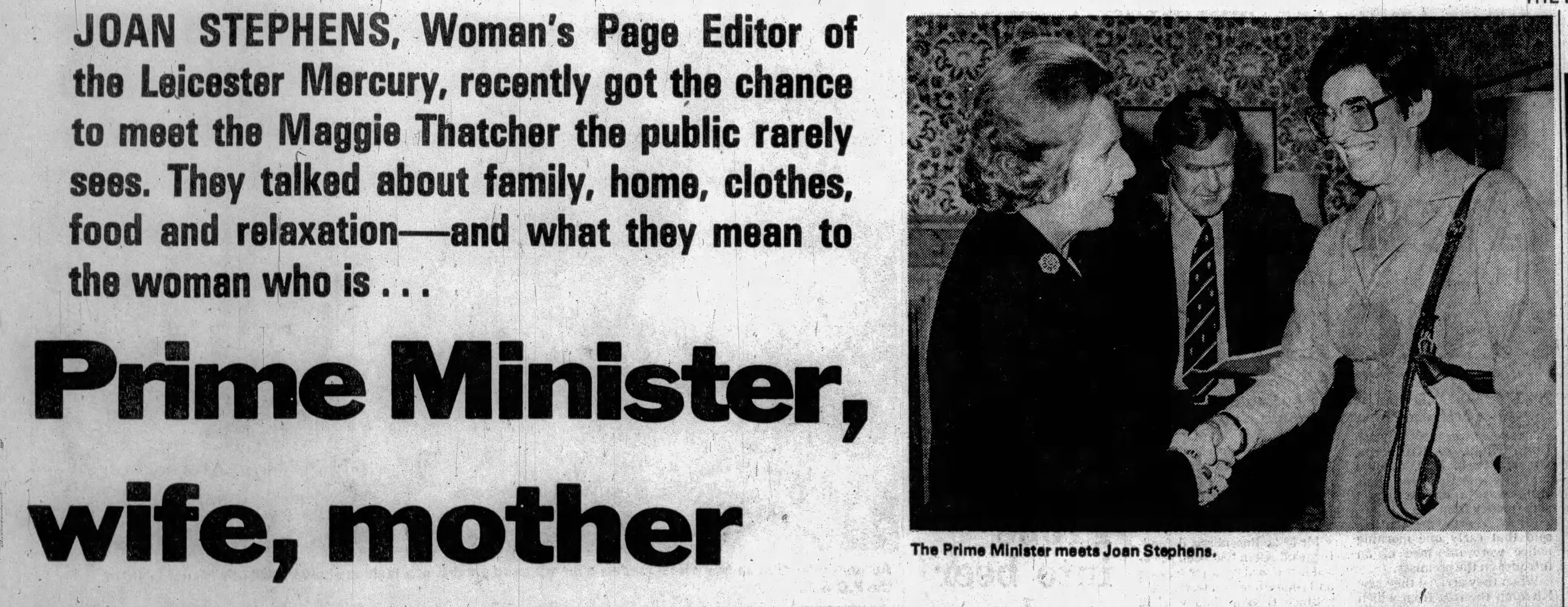 journalist adoration Thatcher